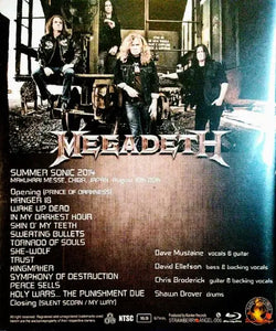 MEGADETH / SUMMER SONIC 2014 (1BDR)