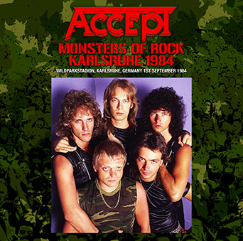 ACCEPT / MONSTERS OF ROCK KARLSRUHE 1984 (1CDR)