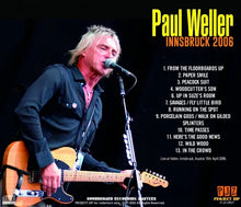 Load image into Gallery viewer, PAUL WELLER / INNSBRUCK 2006 (1CDR)
