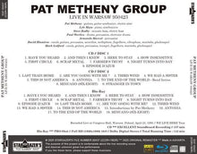 Load image into Gallery viewer, PAT METHENY GROUP / LIVE IN WARSAW 950423 (2CDR+1BDR)
