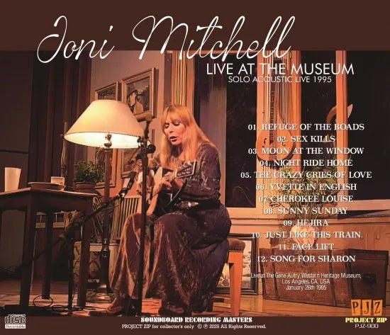 JONI MITCHELL / LIVE AT THE MUSEUM SOLO ACOUSTIC LIVE 1995 (1CDR)