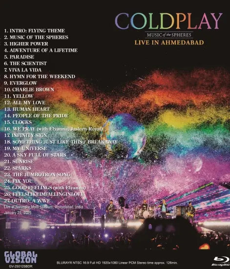 COLDPLAY / LIVE IN AHMEDABAD 2025 (1BDR)