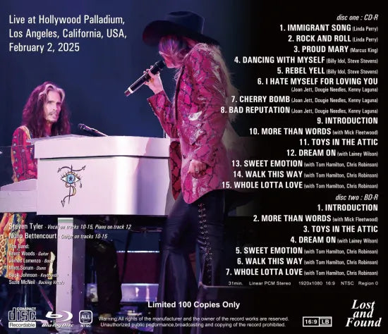 STEVEN TYLER & FRIENDS / JAM FOR JANIE 2025 (1CDR+1BDR)