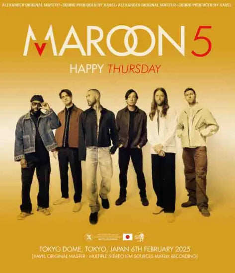 MAROON 5 / Happy Thursday 2025 Tokyo 1st Night (1BDR+1DVDR)