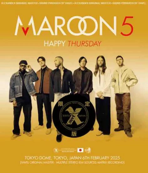 MAROON 5 / Happy Thursday 2025 Tokyo 1st Night Limited Edition (1BDR+1DVDR+2CDR)