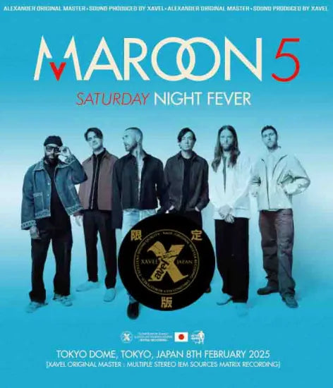 MAROON 5 / Saturday Night Fever 2025 Tokyo 2nd Night Limited Edition  (1BDR+1DVDR+2CDR)