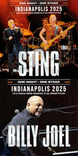 BILLY JOEL & STING / INDIANAPOLIS 2025 + STING INDIANAPOLIS 2025 (2CDR+1CDR)