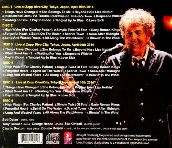 BOB DYLAN / TOKYO 2014 COMPLETE VOL.3 (6CDR)