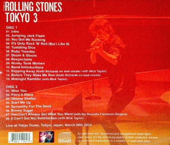 THE ROLLING STONES / TOKYO3 (2CDR)