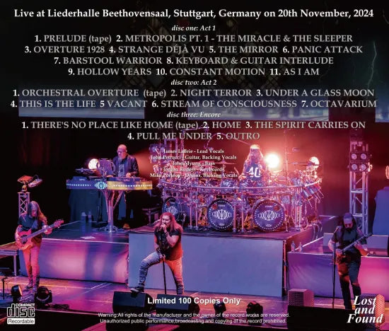 DREAM THEATER / STUTTGART 2024 IEM & EX Audience Matrix (3CDR)