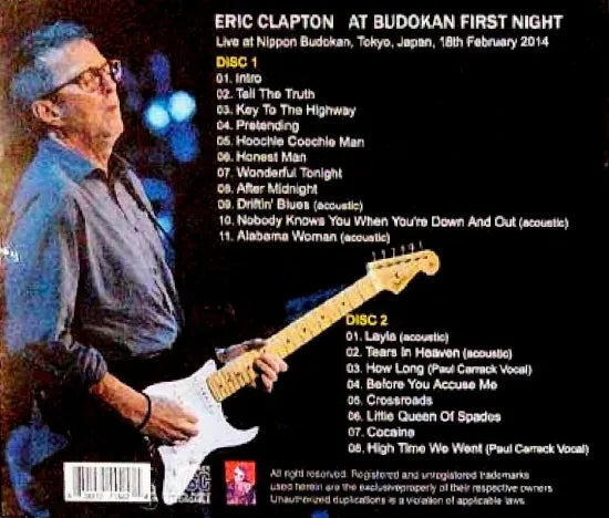 Eric Clapton / At Budokan First Night (2CDR)