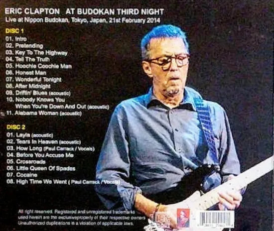 Eric Clapton / At Budokan Third Night (2CDR)