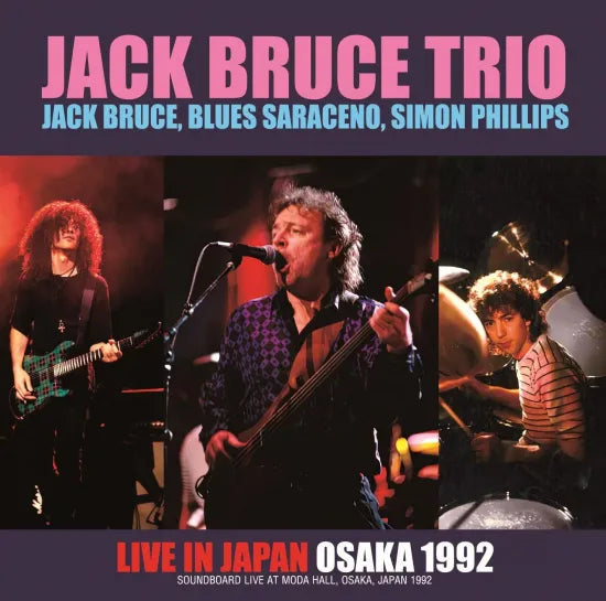 JACK BRUCE TRIO / LIVE IN JAPAN OSAKA 1992 (2CDR)