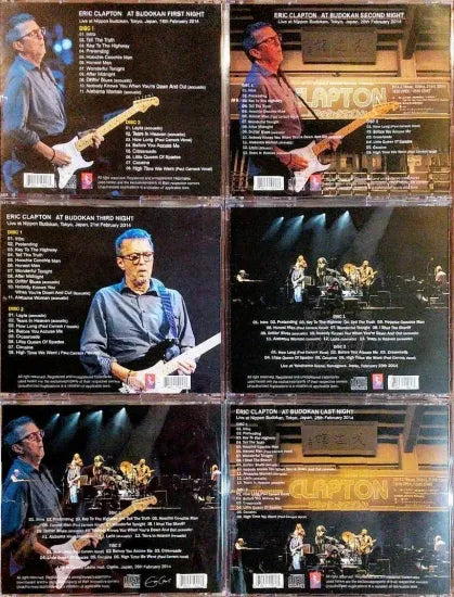 ERIC CLAPTON / LIVE AT BODOKAN 2014 6DAYS COMPLETE SET (12CDR)