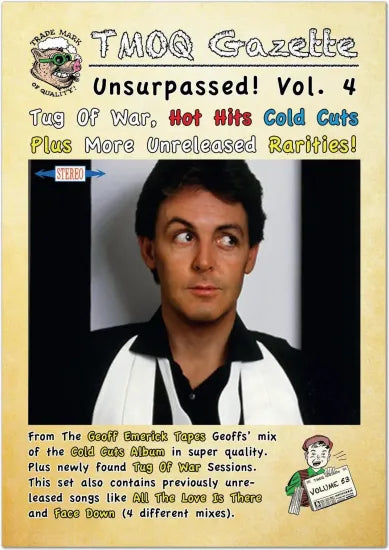PAUL McCARTNEY / Tug Of War, Hot Hits Cold Cuts + More Unreleased Rarities!  (2CD HMC-BOOKLET)