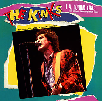 KINKS / L.A. FORUM 1983 MIKE MILLARD FIRST GENERATION TAPES (1CDR)