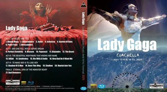LADY GAGA / COACHELLA VALLEY MUSIC AND ARTS FESTIVAL 2025 Full HD PRO SHOT (1BDR)