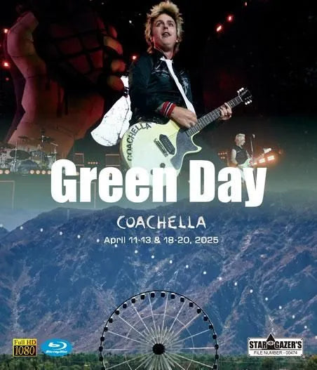 GREEN DAY / COACHELLA VALLEY MUSIC AND ARTS FESTIVAL 2025 Full HD PRO SHOT (1BDR)