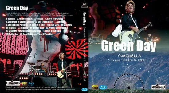 GREEN DAY / COACHELLA VALLEY MUSIC AND ARTS FESTIVAL 2025 Full HD PRO SHOT (1BDR)