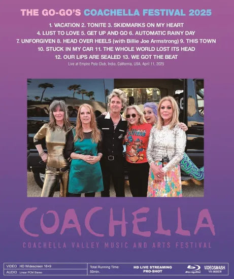 THE GO-GO'S / COACHELLA FESTIVAL 2025 (1BDR)