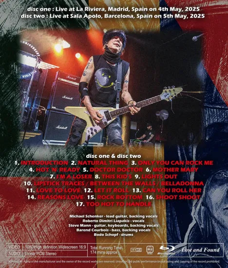 MICHAEL SCHENKER / TWO NIGHTS IN SPAIN 2025 (2BDR)