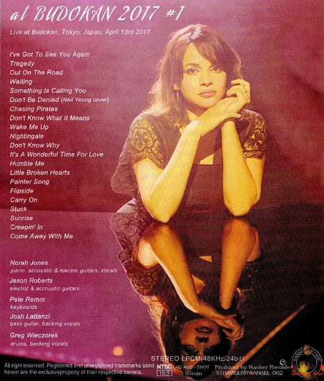NORAH JONES / AT BUDOKAN 2017 #1 (1BDR+1DVDR)