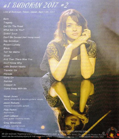 NORAH JONES / AT BUDOKAN 2017 #2 (1BDR+1DVDR)