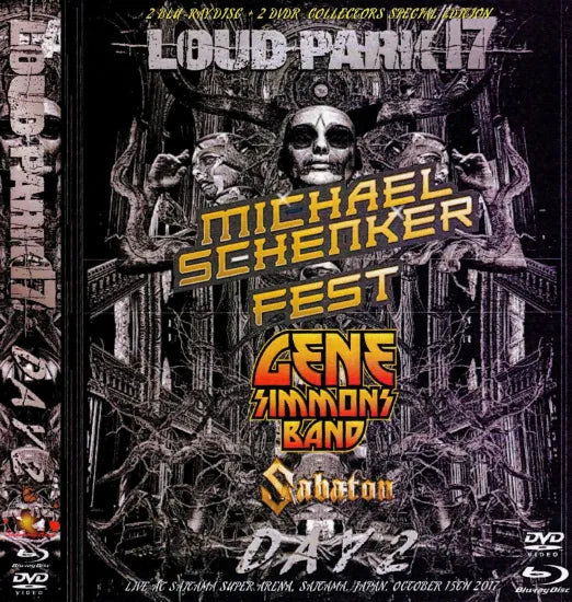 SABATON / GENE SIMMONS BAND / MICHAEL SCHENKER FEST LOUD PARK 17 DAY2 (2BDR+2DVDR)