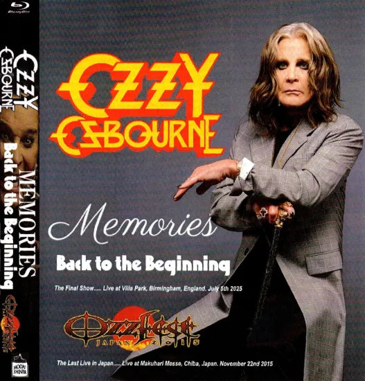 OZZY OSBOURNE / MEMORIES Back to the Beginning 2025 OZZFEST JAPAN 2015 PRO SHOT (2BDR)