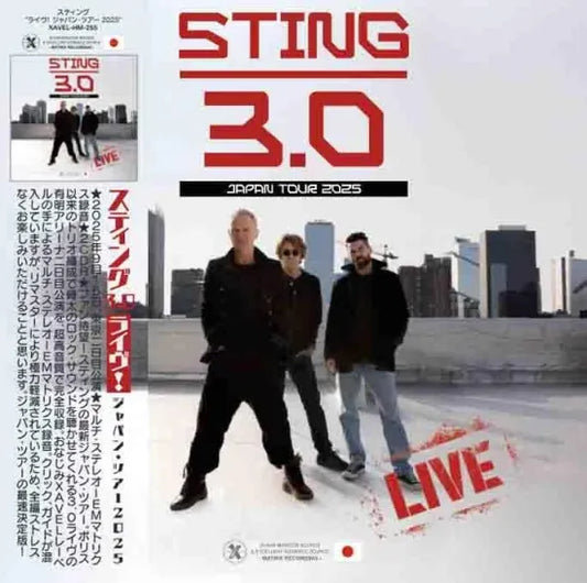 STING / LIVE! 2025 JAPAN TOUR (2CDR+1DVDR)