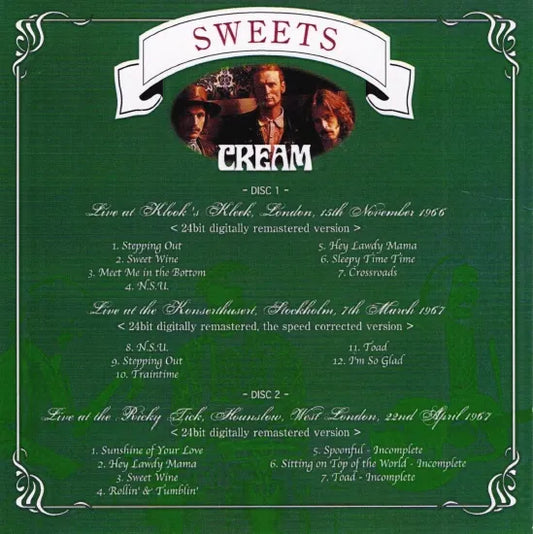 CREAM / SWEETS (2CD)