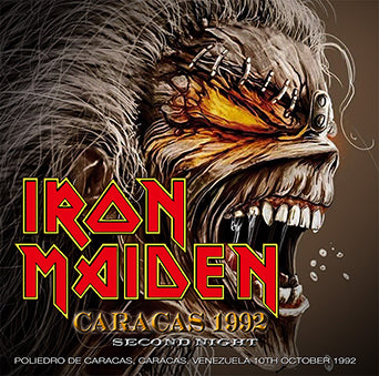 IRON MAIDEN / CARACAS 1992 SECOND NIGHT  SOUNDBOARD (2CDR)