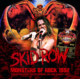 SKID ROW / MONSTERS OF ROCK 1992 STEREO SOUNDBOARD (1CDR)