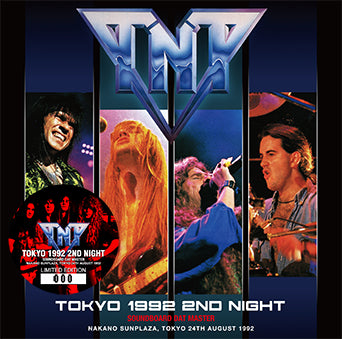 TNT / TOKYO 1992 2ND NIGHT SOUNDBOARD DAT MASTER STEREO SOUNDBOARD (2CD)