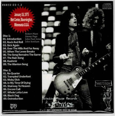 LED ZEPPELIN / BLOOMINGTON IN RAW [NORMAL EDITION] (2CD)