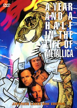 METALLICA / A YEAR AND A HALF IN THE LIFE OF... PART 1 & 2 JAPANESE LASER DISC PRO SHOT (2DVDR)