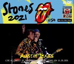 THE ROLLING STONES / AUSTIN TEXAS -NO FILTER US TOUR 2021 (2CDR+1DVDR)