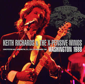 KEITH RICHARDS & THE X-PENSIVE WINOS / WASHINGTON 1988 (1CDR)