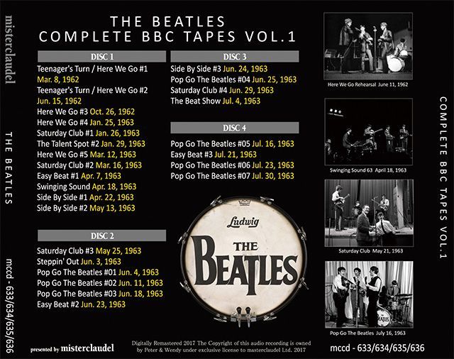 THE BEATLES / COMPLETE BBC TAPES Vol.1 - Vol.4 16CD set