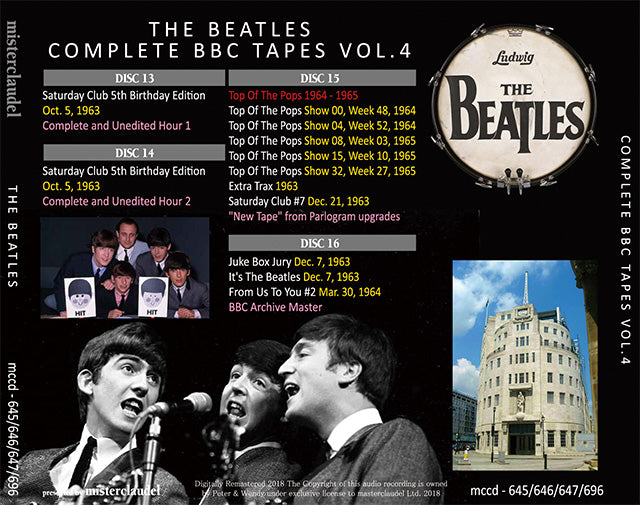 THE BEATLES / COMPLETE BBC TAPES Vol.1 - Vol.4 16CD set