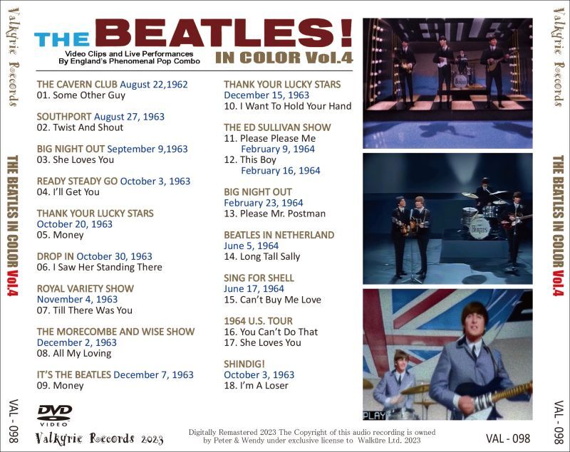 THE BEATLES / THE BEATLES IN COLOR Vol.4 (1DVD)