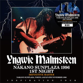 YNGWIE MALMSTEEN / NAKANO SUNPLAZA 1996 1ST NIGHT DEFINITIVE MASTER (2CD)