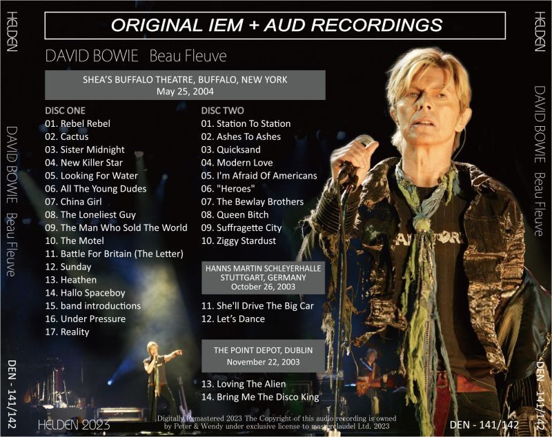 DAVID BOWIE / BEAU FLEUVE  REALITY TOUR 2004 (2CD)