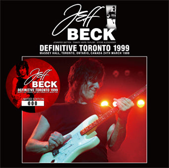 JEFF BECK / DEFINITIVE TORONTO 1999 (2CD+Bonus DVDR)