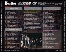 Load image into Gallery viewer, THE BEATLES / LIVE IN CONCERT 1964 A.K.A. WHISKEY FLAT (1CD+1DVD)
