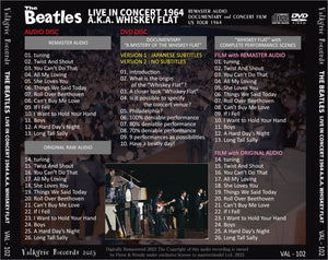 THE BEATLES / LIVE IN CONCERT 1964 A.K.A. WHISKEY FLAT (1CD+1DVD 