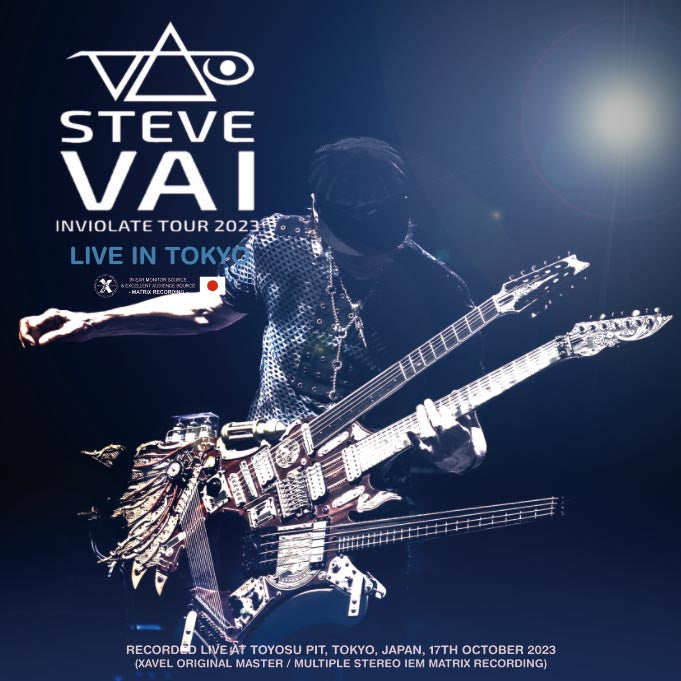 STEVE VAI / INVIOLATE TOUR 2023 LIVE IN TOKYO (2CDR+1BDR)