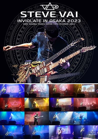 STEVE VAI / INVIOLATE IN OSAKA 2023 (2CDR+1DVDR)