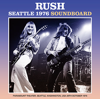 RUSH / SEATTLE 1976 SOUNDBOARD STEREO SOUNDBOARD (1CDR)