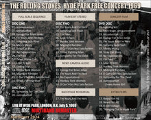 Load image into Gallery viewer, THE ROLLING STONES / 1969 HYDE PARK FREE CONCERT (2CD+1DVD)
